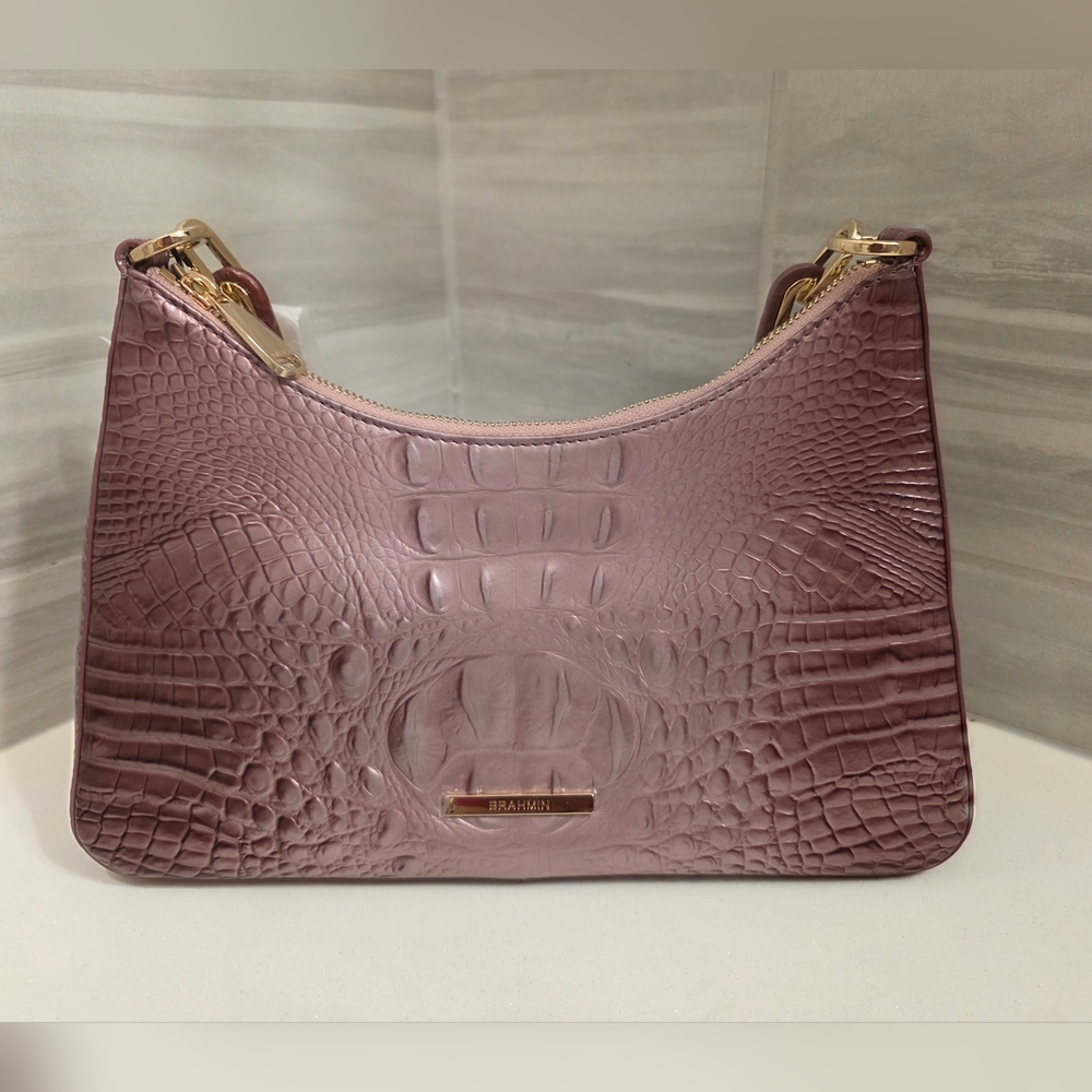 Brahmin Esme Shoulder Bag – Mellow Rose Melbourne-  Medium- Rare Color Find - Picture 2 of 12